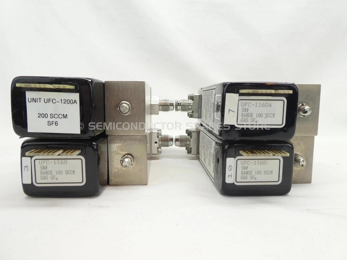 Used UNIT Instruments Mass Flow Controller MFC UFC-1100 UFC-1500A UFC-1160 Lot of 20