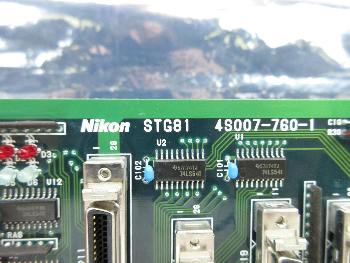 Used Nikon 4S007-760-1 Interface Control Board PCB STG81 NSR-S202A Used Working