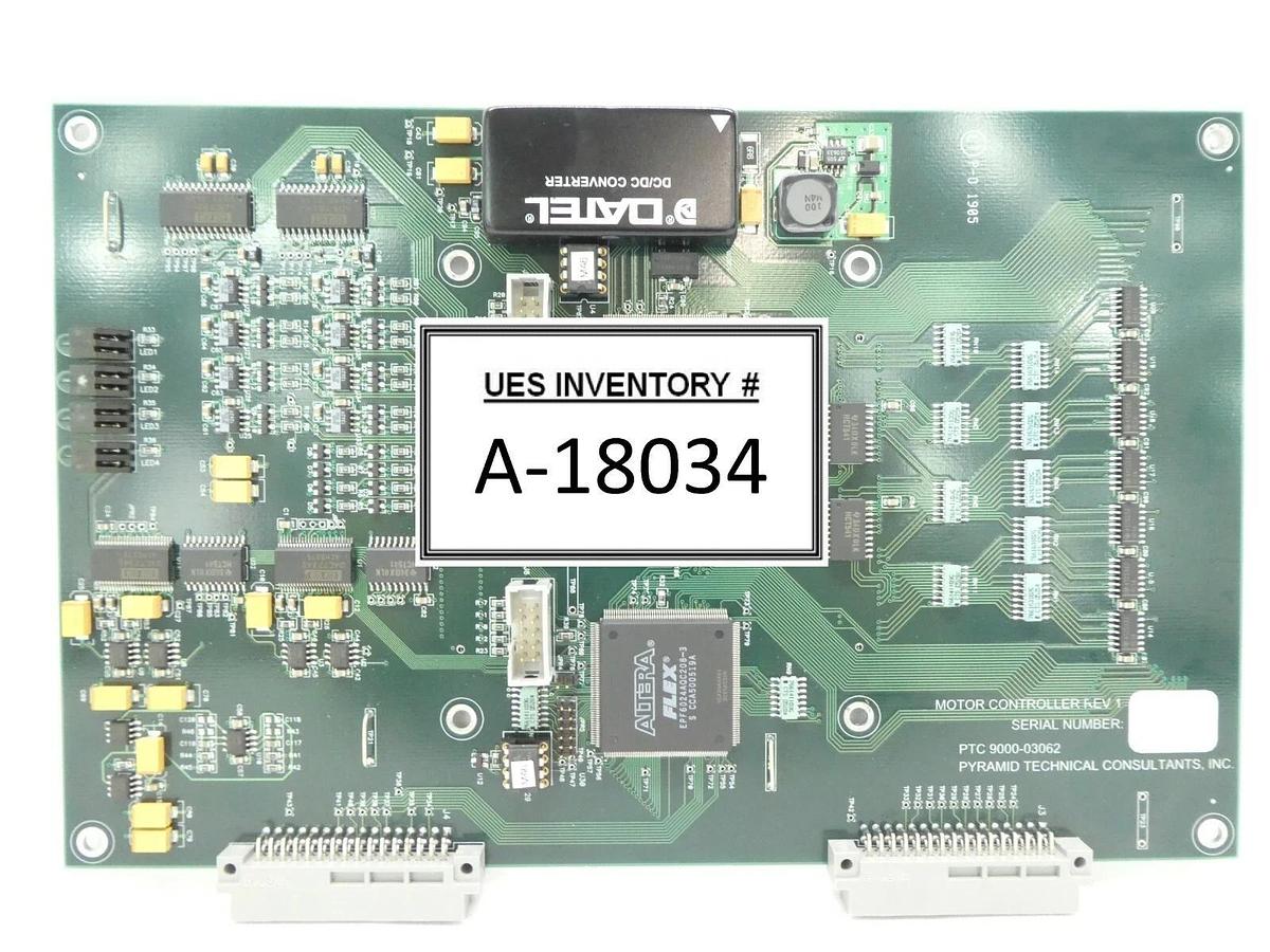 Used Pyramid Technical Consultants 9000-03062 Motor Control Board PCB AMAT Quantum X