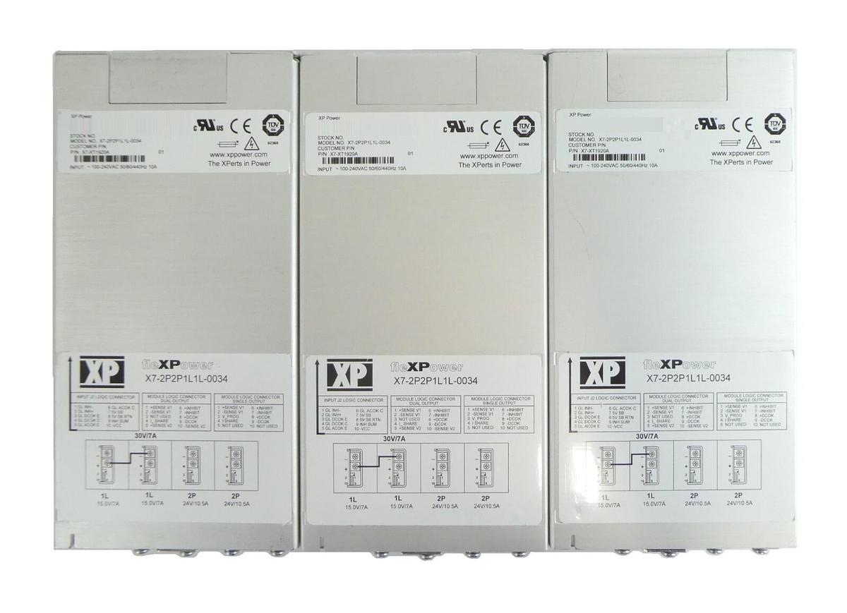 Used XP Power X7-Xt1920A Power Supply Spectrometer X7-2P2P1L1L-0034 Lot of 3 Working