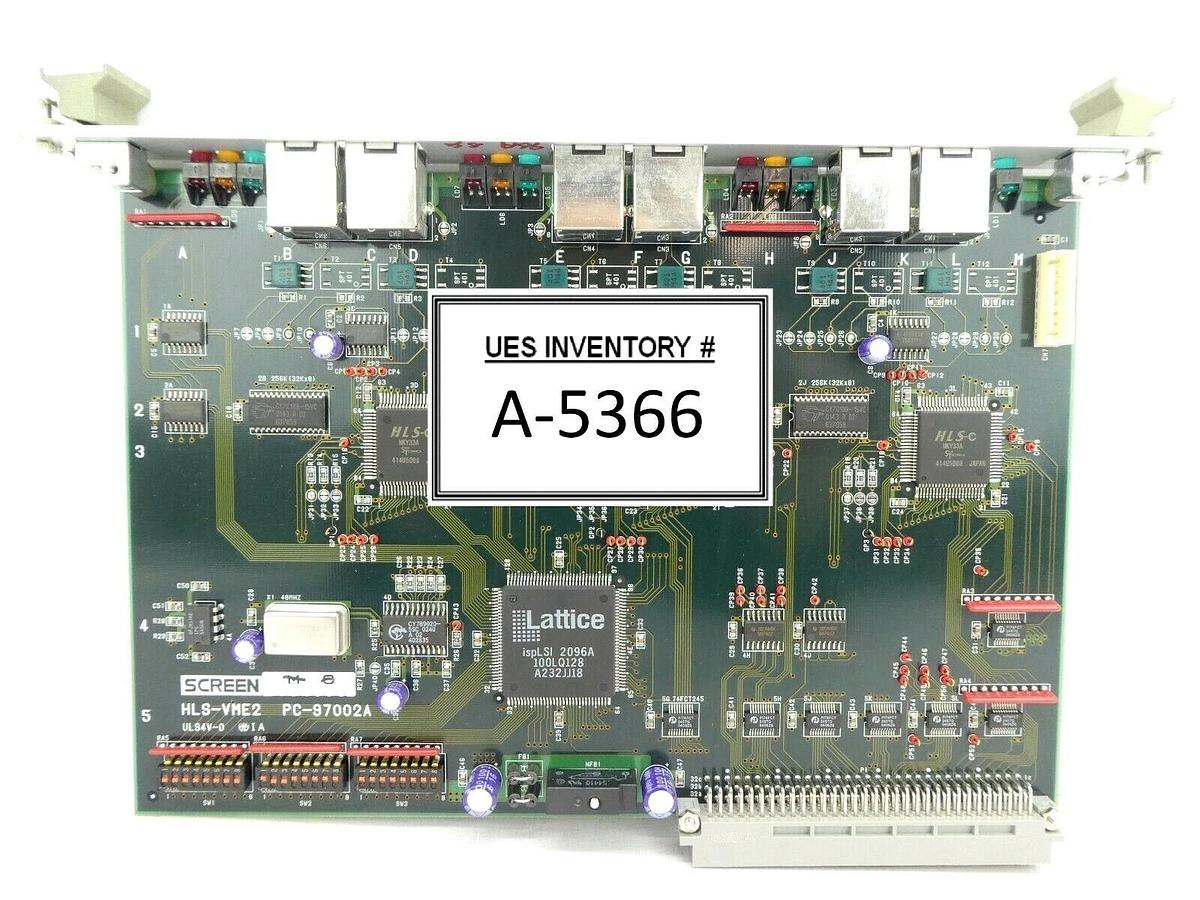 Used DNS Dainippon Screen PC-97002A Control VME Bus PCB Card HLS-VME2 SL-1011 FC-3000