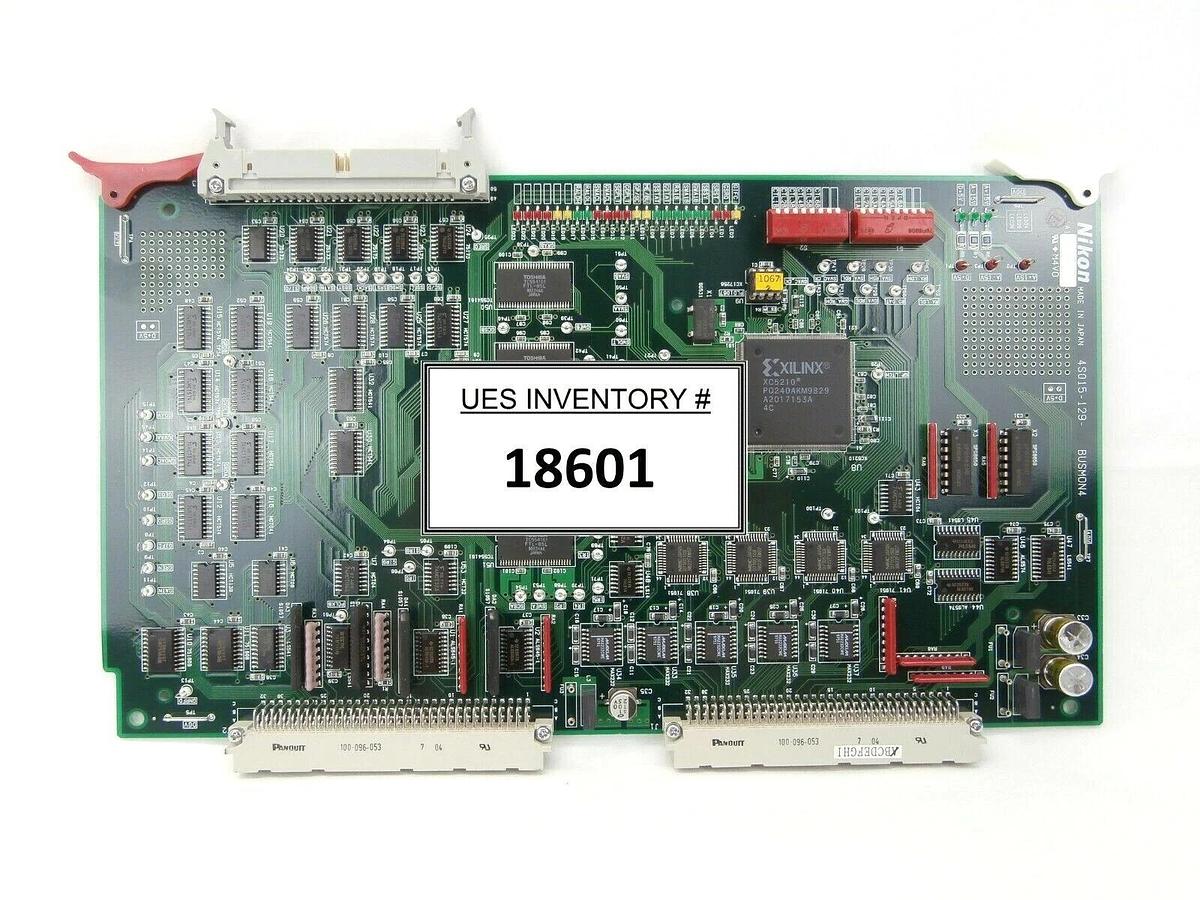Used Nikon 4S015-129 Processor Board PCB Card BUSMON4 NSR System Working Spare