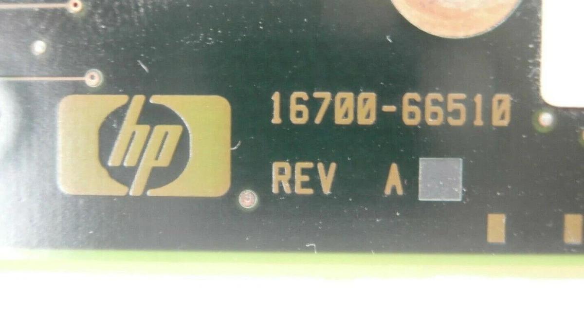 Used Agilent Technologies 16702B Modular System Rear Panel PCB Assembly HP Working