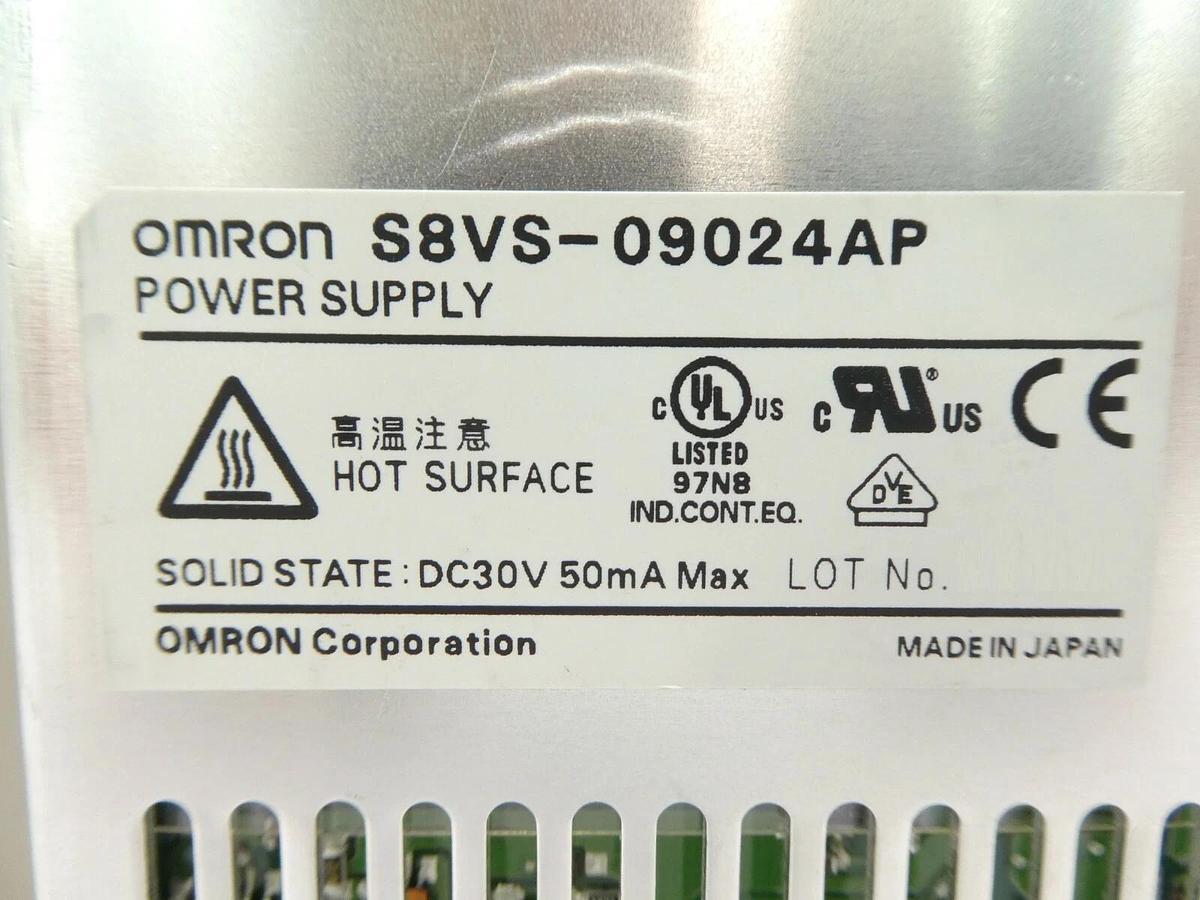 Used Omron S8VS-09024AP Switch Mode Power Supply S8VS Lot of 6 Working Surplus