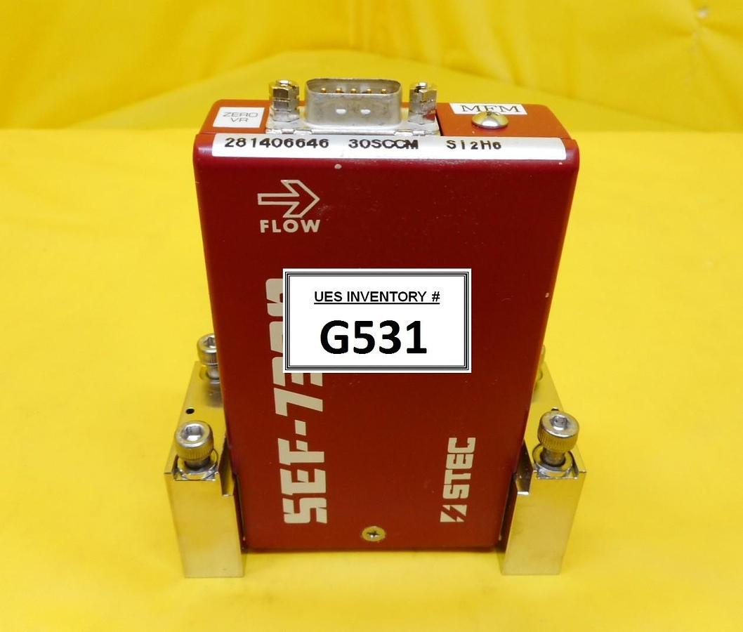 Used STEC SEF-7330M Mass Flow Meter MFM SEF-7330 30 SCCM Si2H6 Used Working