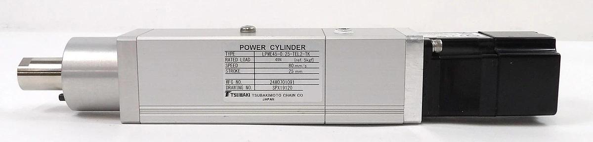 Used Tsubakimoto LPME45-0 Power Cylinder Servo Motor Lot of 4 Working