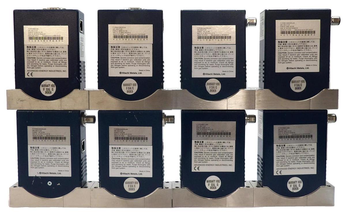 Used Aera PI-98 PI-980 Mass Flow Controller MFC Reseller Lot of 8 Working Surplus