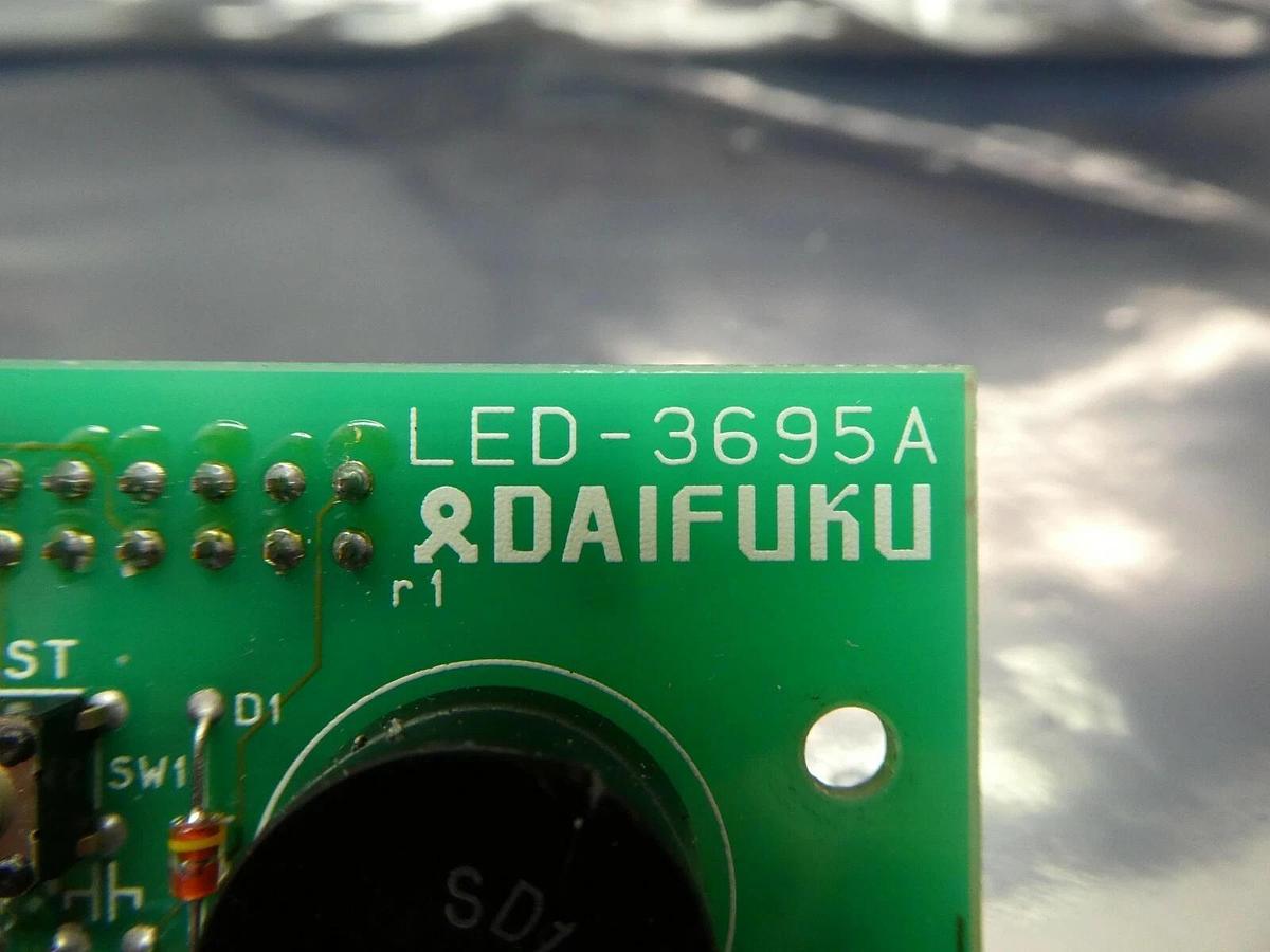 Used Daifuku LED-3695A LED Display and Connector Board PCB Used Working