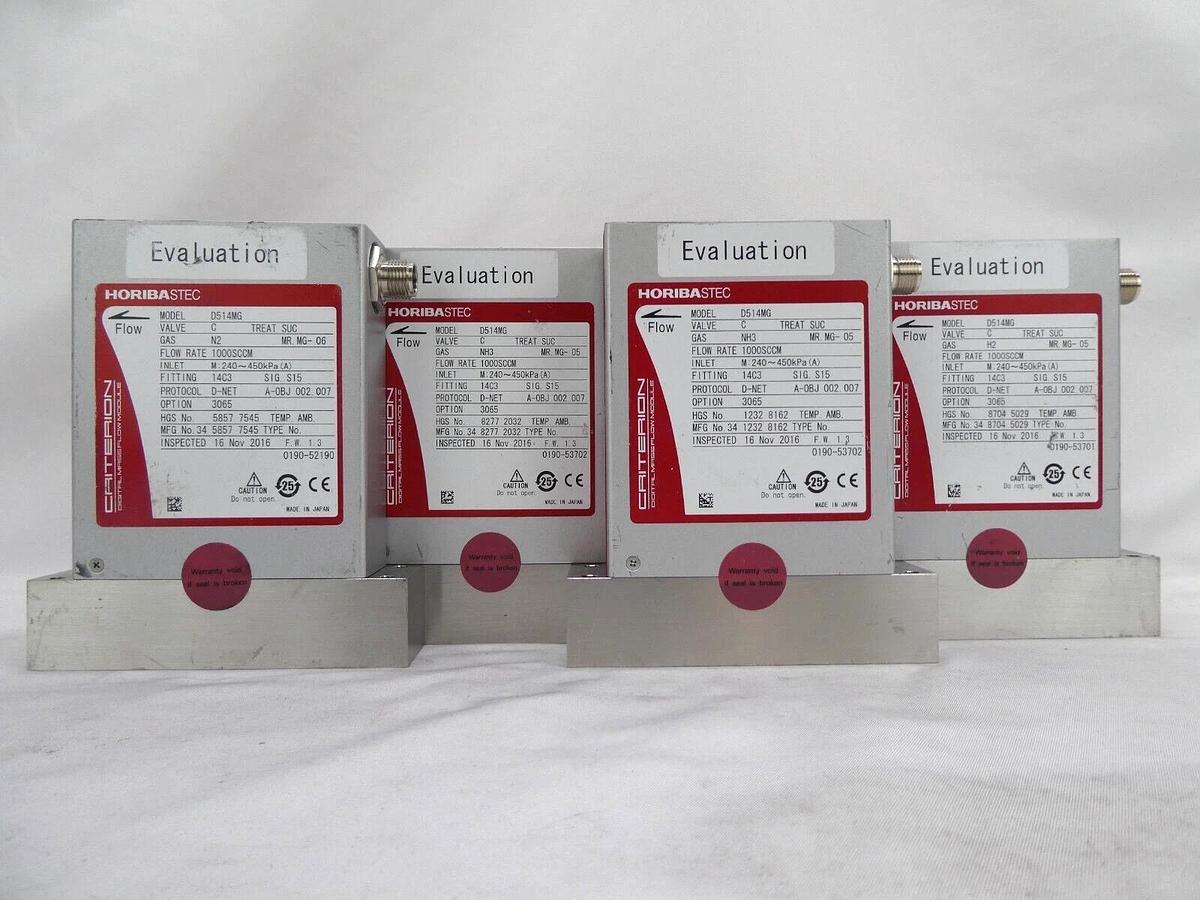 Used Horiba STEC D514MG Mass Flow Controller MFC Reseller Lot of 12 Working