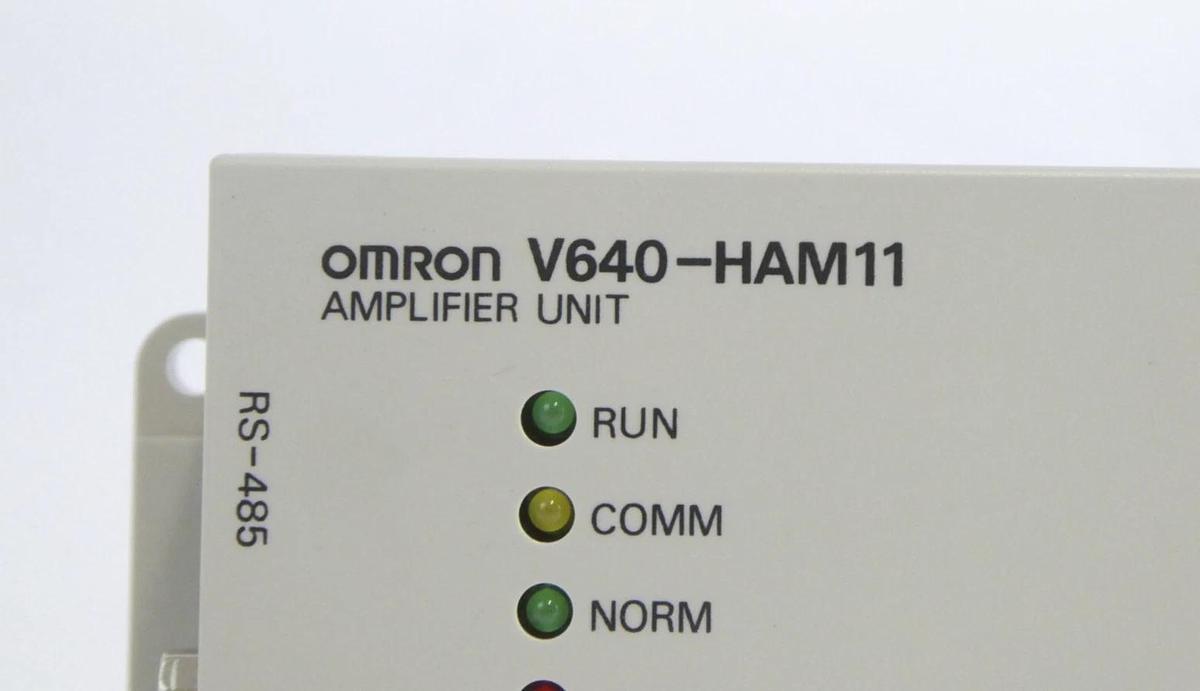 Omron V640-HAM11-V4 Amplifier Unit Assembly V640 Series Working Surplus
