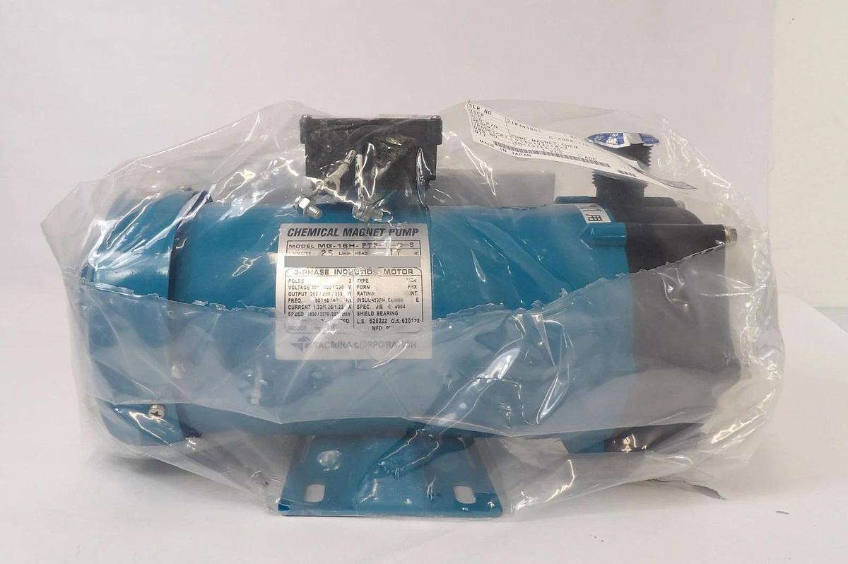 Refurbished Tacmina MG-16H-PTF-U-60-S Chemical Magnet Pump Ebara C-4008-179-0001 Refurbished