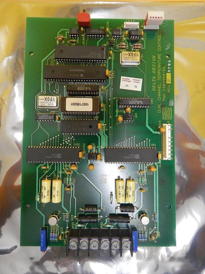 Used Delta Design 1684444-501 Dual Channel Temperature Controller Board PCB Used