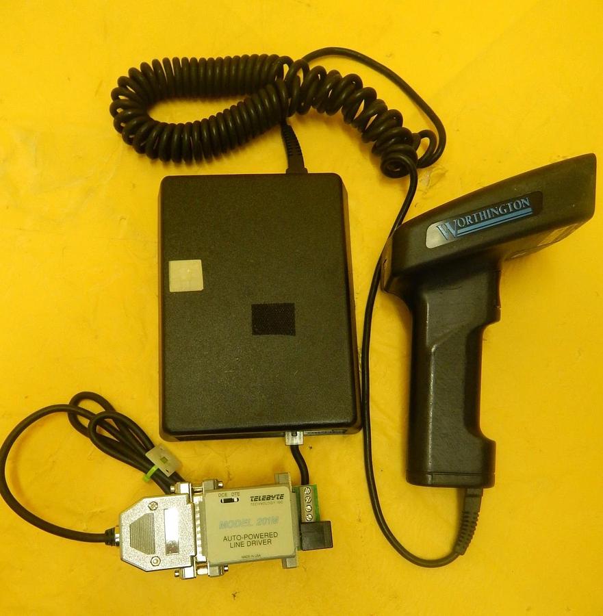 Used Worthington Data Solutions LZ200 Barcode Scanner with R11/12 Data Reader Used