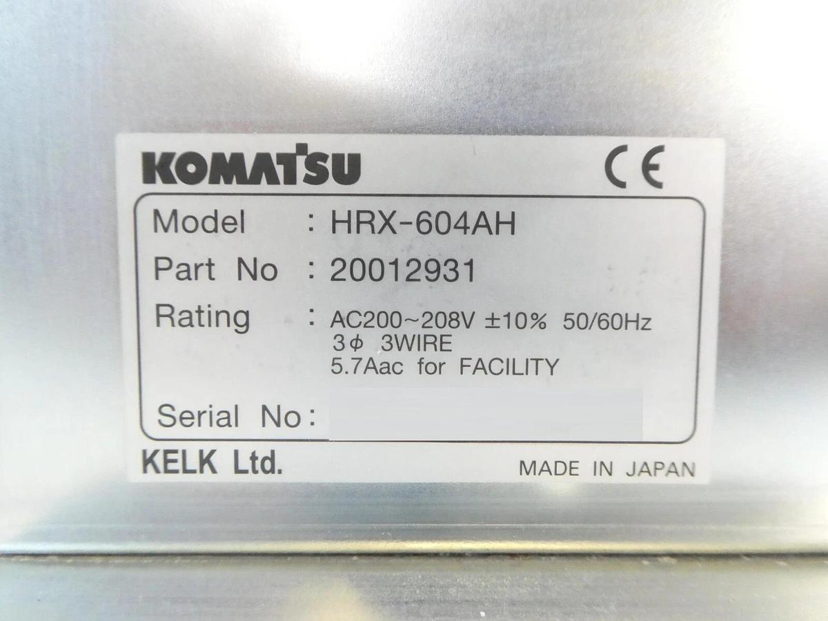 Used Komatsu 20012931 Network Heater Controller HRX-604AH Working Surplus