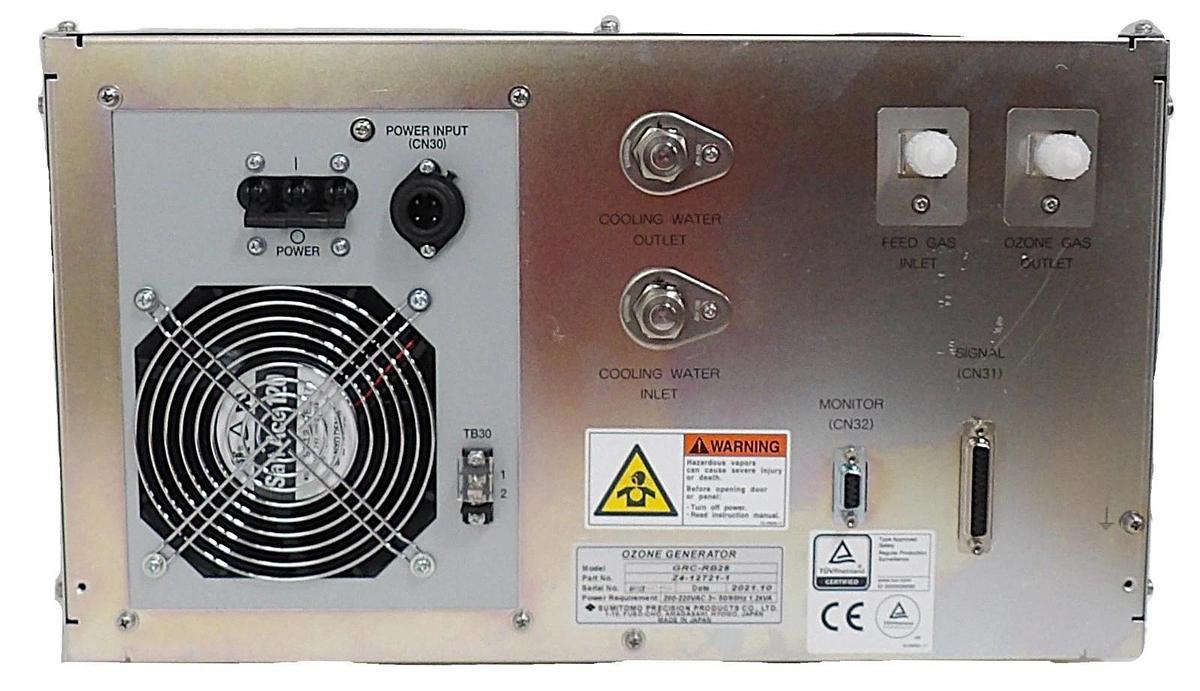 Used Sumitomo GRC-RB28 High Concentration Ozone Generator Z4-12721-1 Untested Surplus