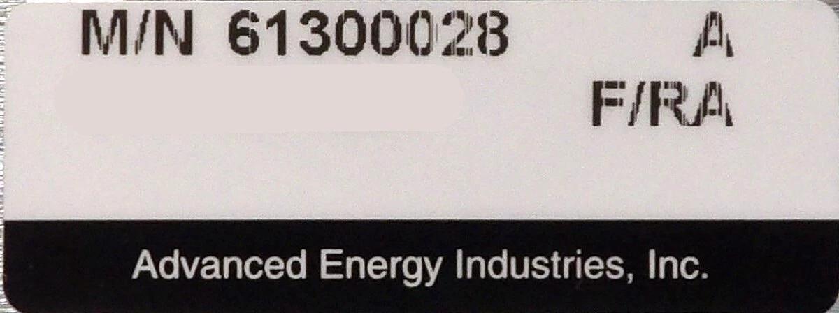 Used CESAR 1320 AE Advanced Energy 61300028 RF Generator 2000W @ 13.56MHz New Surplus