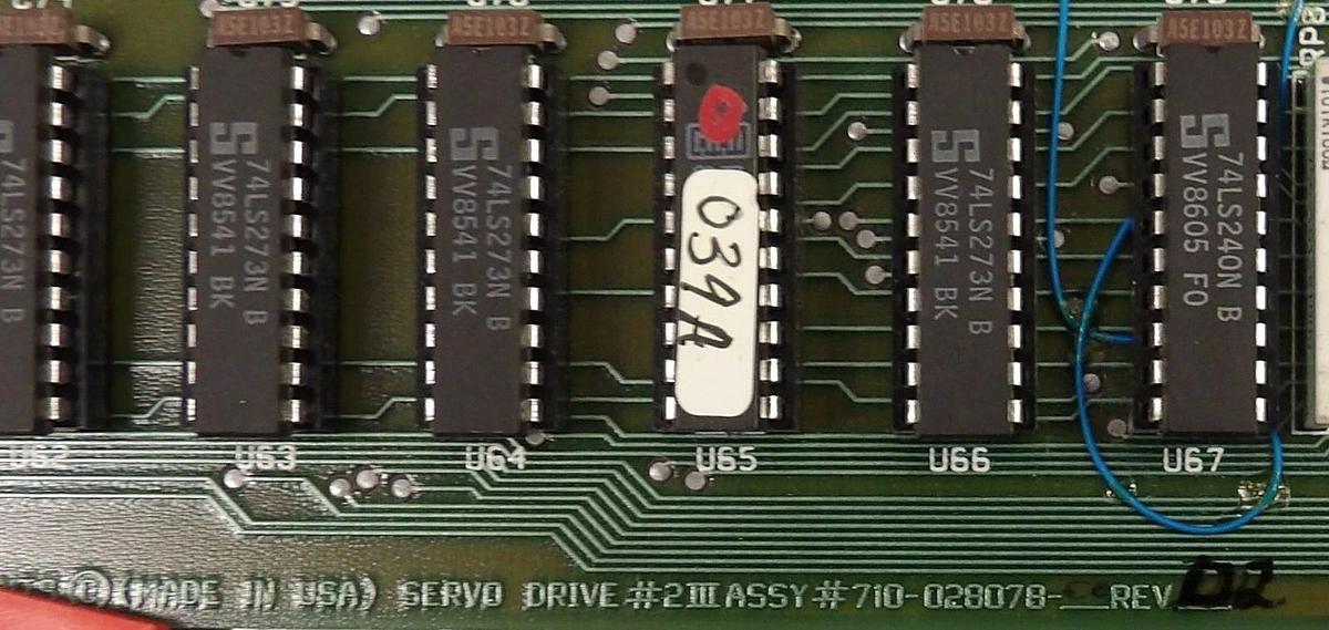 Used KLA Instruments 710-028078-00 Servo Drive #2 III PCB Card Working Surplus