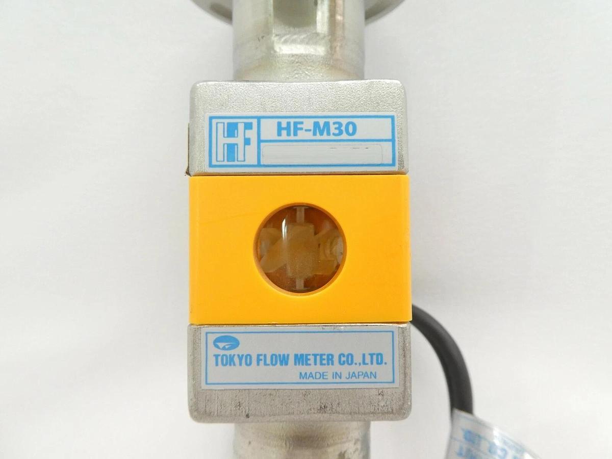 Used Tokyo Flow Meter HF-M30 Helical Inline Flow Meter 0.5 ~ 5 L/min Lot of 3 Working