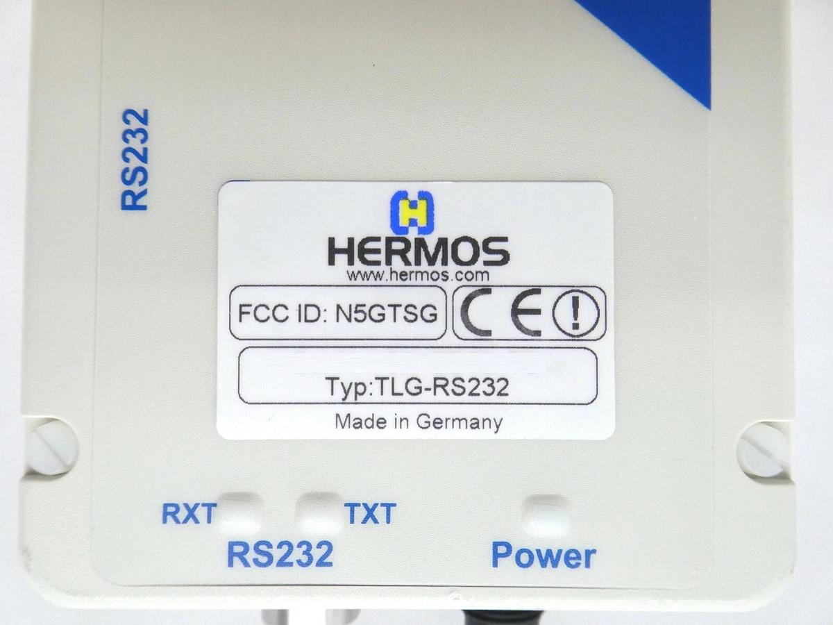 Used Hermos TLG-I1-1000-S0-00EB Transponder Reader ASC-I1 TLG-RS232 Working Spare