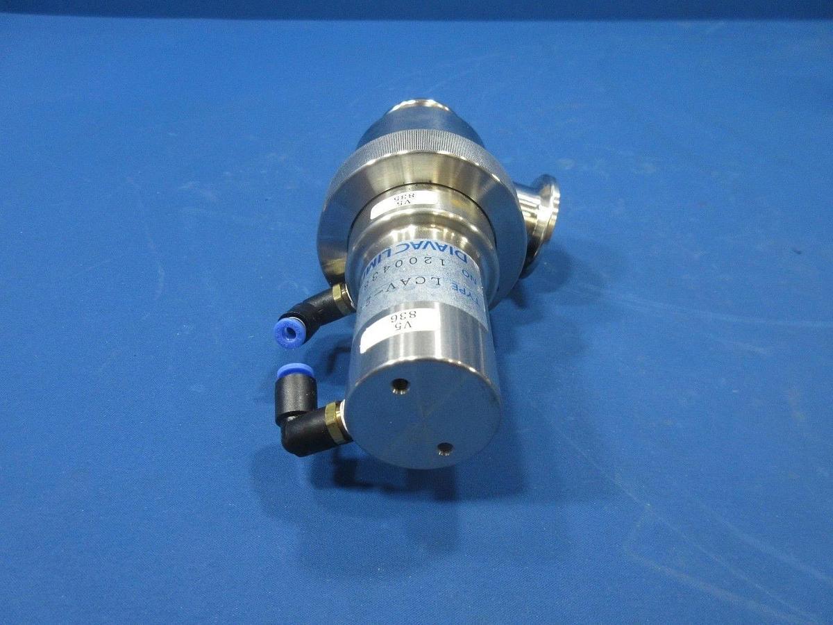 Used Diavac LCAV-25HF Pneumatic Angle Valve Lot of 8 Used Working