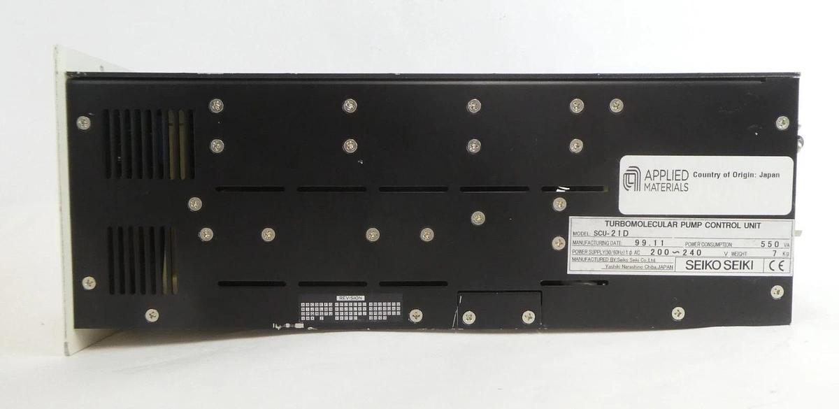 Used SCU Seiko Seiki SCU-21D Turbomolecular Pump Controller Turbo Tested Working