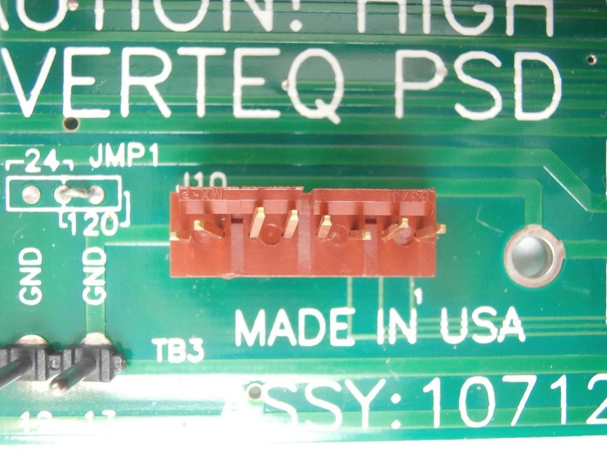 Used Verteq 1071298-3 High Voltage PSD Power Board 1071297-1 Working Surplus