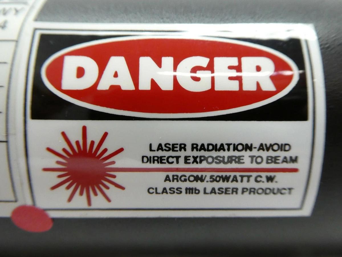 Used JDS Uniphase 2202-5BLT .50 Watt Air Cooled Argon Laser Head Working Surplus