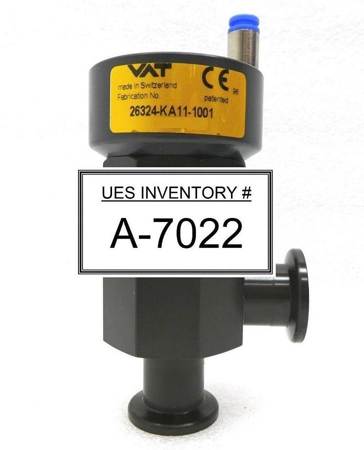 Used VAT 26324-KA11-1001 Pneumatic Angle Valve TEL Tokyo Electron Unity II Used