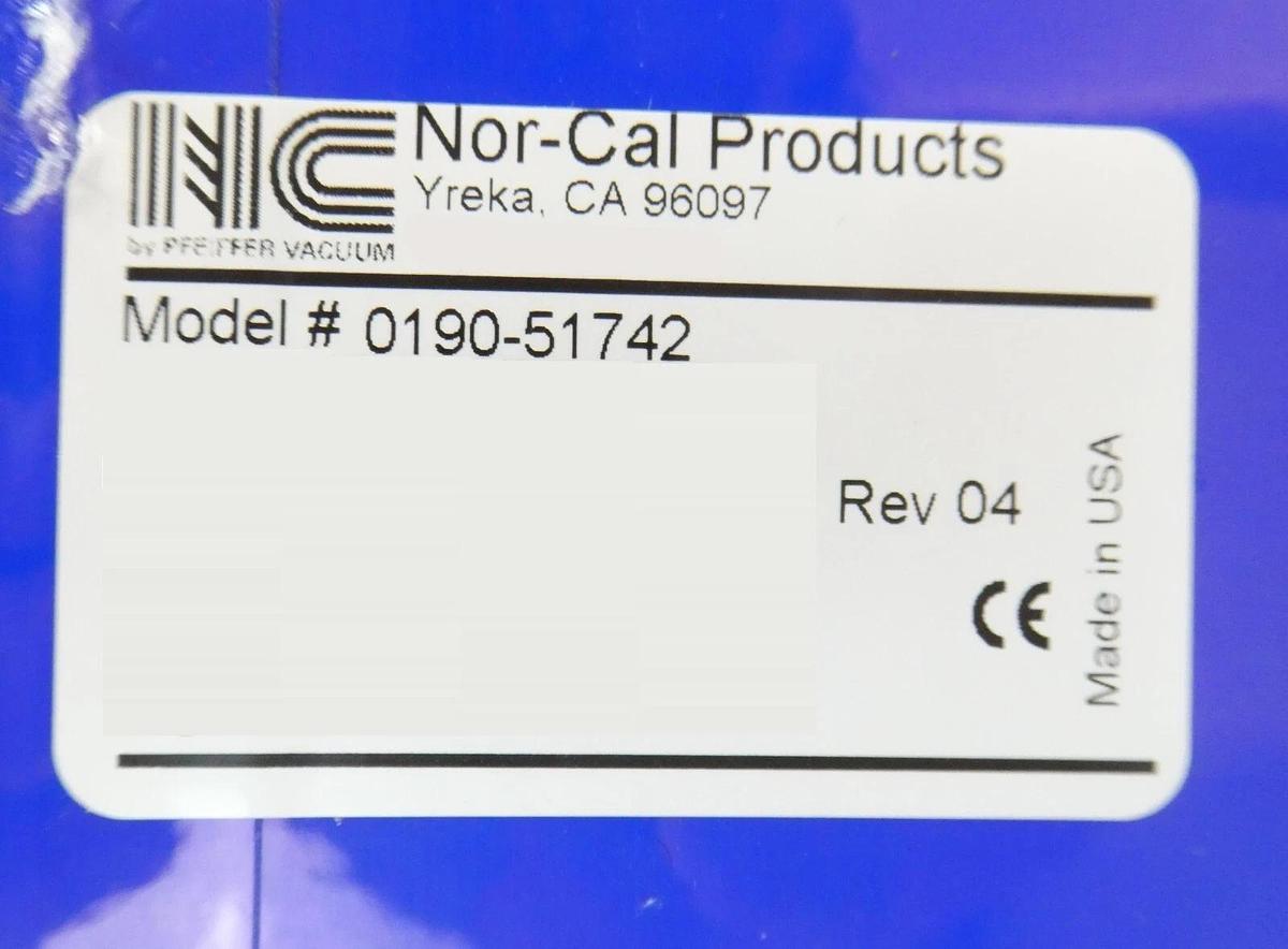 Used Nor-Cal Products 0190-51742 Throttling Pendulum Valve IQ Series AMAT Working