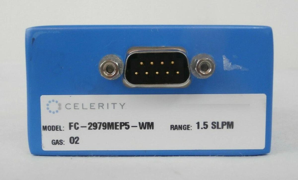 Used Celerity FC-2979MEP5-WM Mass Flow Control MFC 2 SLPM AR Tylan 2979M Copper Spare