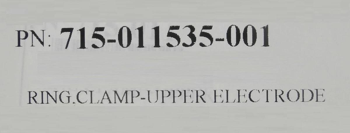 Refurbished Lam Research 715-011535-001 Upper Electrode Clamp Ring Manufacturer Refurbished