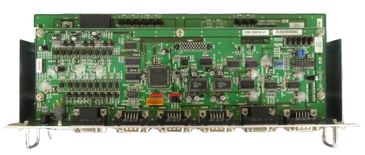 Used TEL Tokyo Electron E281-000016-41 ECC2 Controller EC Module PCB E281-000017