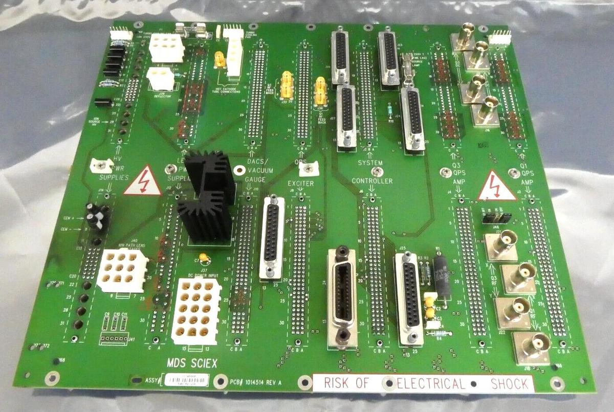 Used AB Sciex 1014588 System Backplane PCB MDS 1014514 TripleTOF 5600 LC/MS Working