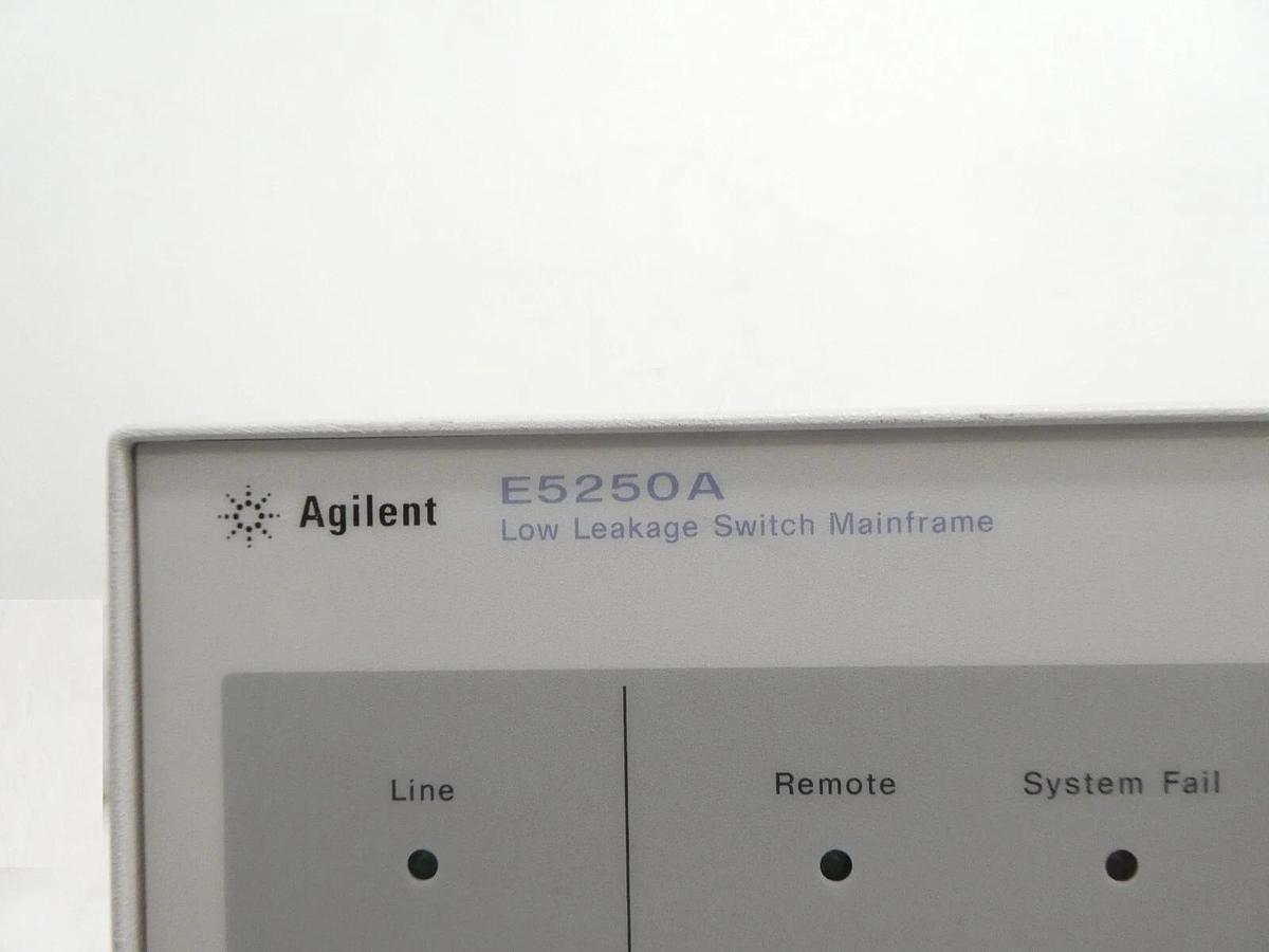 Used Agilent Technologies E5250A Low Leakage Switch Mainframe E5252A E5255A Surplus