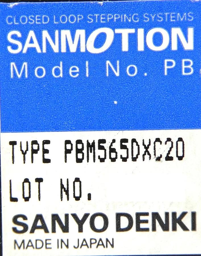 Used Sanyo Denki PBM565DXC20 Stepping Motor Sanmotion PB Reseller Lot of 3 Working