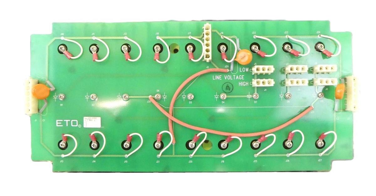 Used ETO Ehrhorn Technological ABX-X302-R Generator Diode Board PCB AMAT Working
