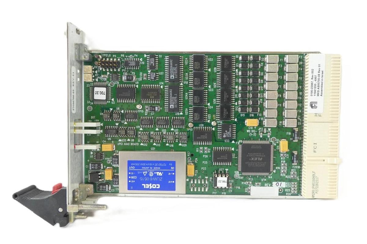 Used MKS Instruments AS00700-08 Analog I/O PCB Card AMAT 0190-22967 Working Surplus