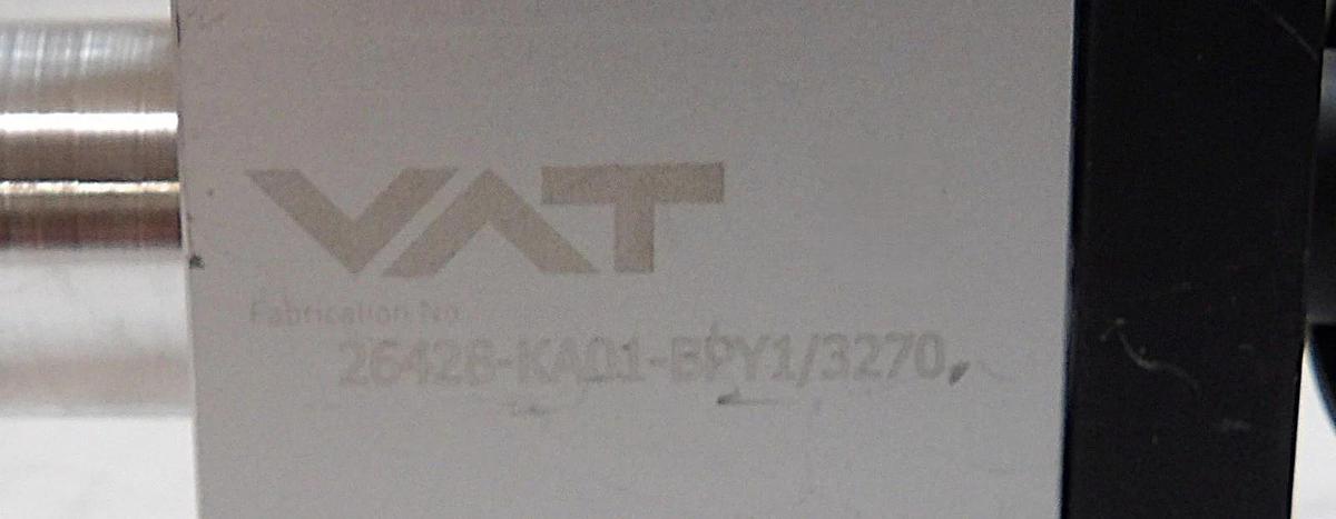Used VAT 26428-KA01-BPY1 HV Angle Valve Reseller Lot of 2 Working Surplus