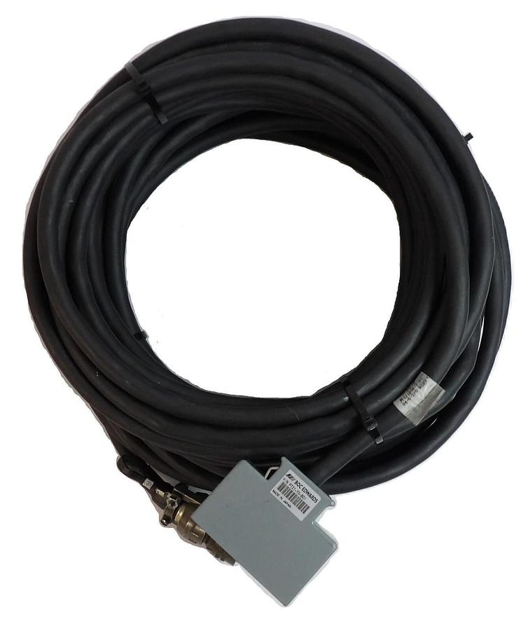 Used Edwards PT21-Y0-B01 Turbomolecular Pump Control Cable 75 Foot 23M Meters Working