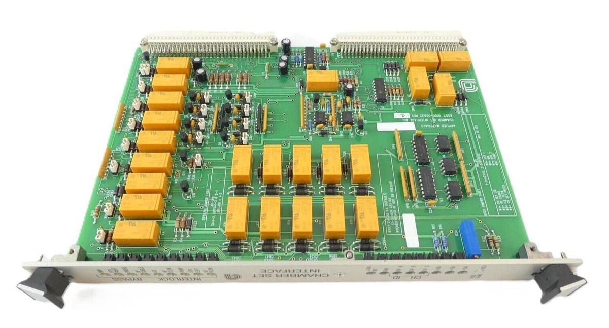 Used AMAT Applied Materials 0100-03532 Chamber Set Interface PCB Card Working Surplus