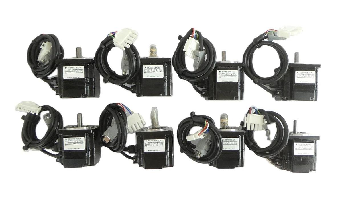 Yaskawa SGMPH-01AAE-YA34 Servo Motor Reseller Lot of 8 New Surplus