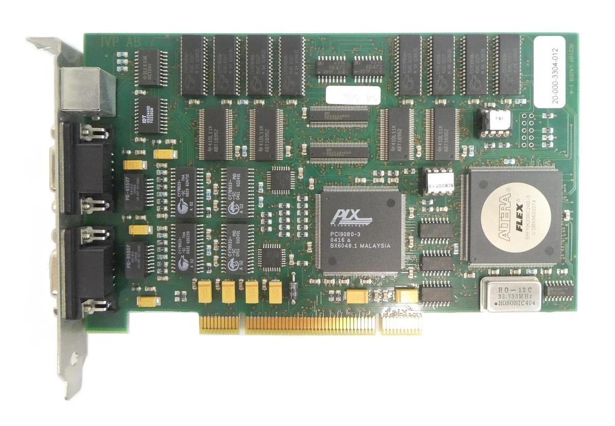 Used IVP AB 20-000-3304-012 Data Acquisition PCB Card Working Surplus