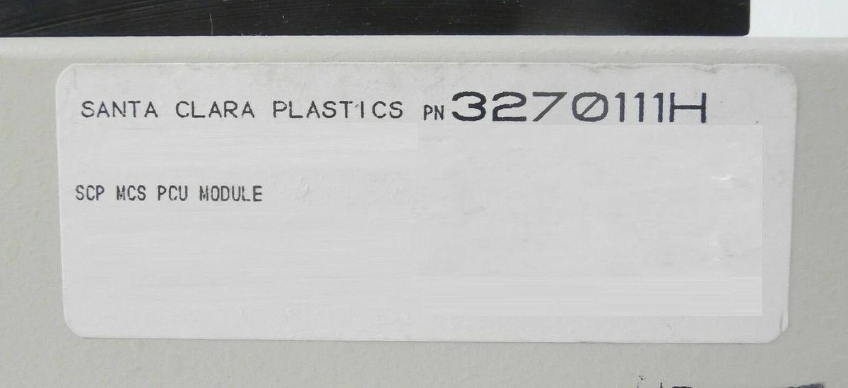 Used SCP Santa Clara Plastics 3270111H MCS Power Control Unit PCU Module Working