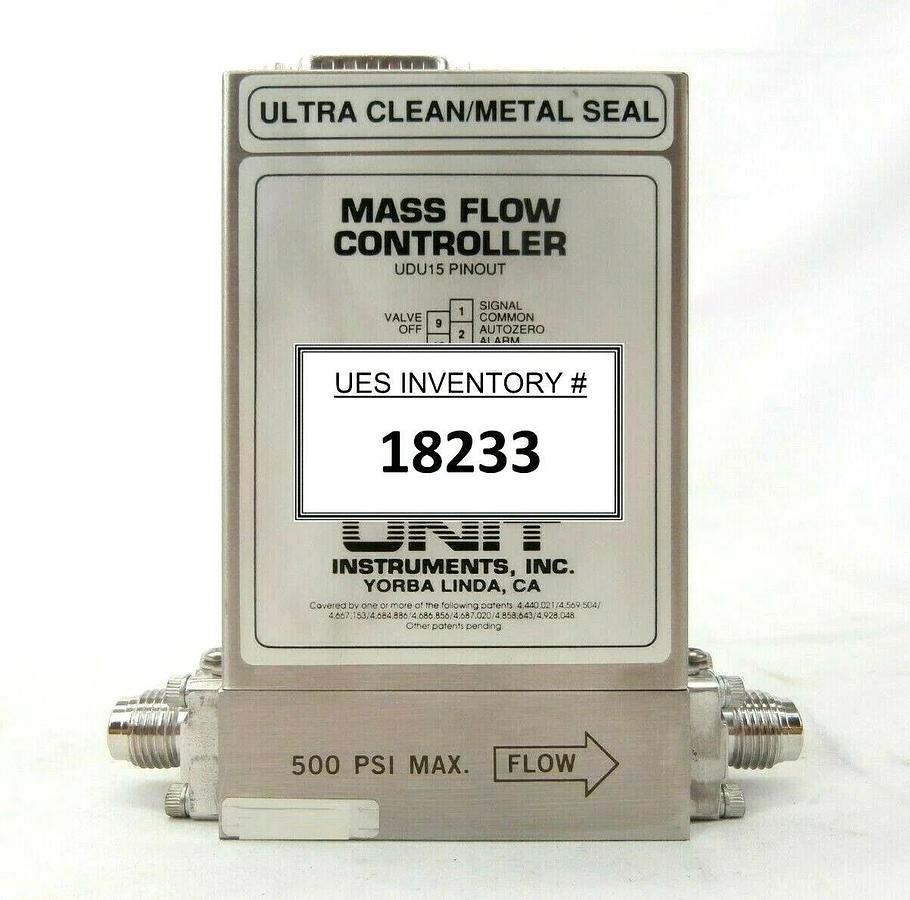 Used UNIT Instruments UFC-8160 Mass Flow Controller MFC 200 SCCM CHF3 Working Spare