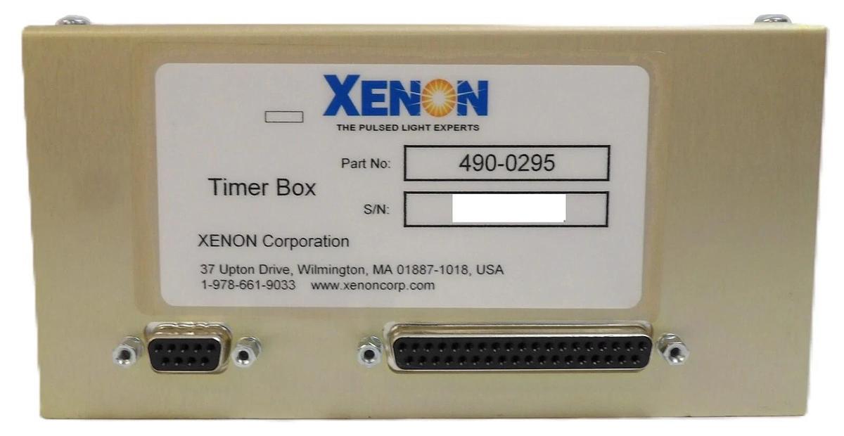 Used Xenon 490-0295 Lamp Timer Box Module Assembly Working Surplus