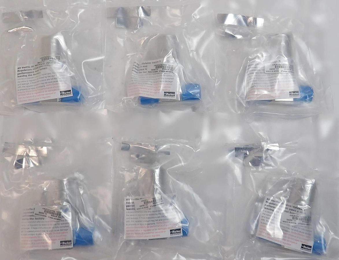 Parker Veriflo 45700048 Diaphragm Valve 930AOPLPNCSFSFF Reseller Lot of 6 New
