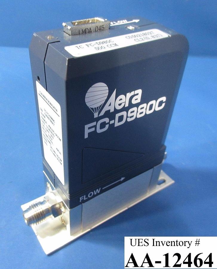 Used Aera FC-D980C Mass Flow Controller MFC 500 CCM Cl2 Used Working
