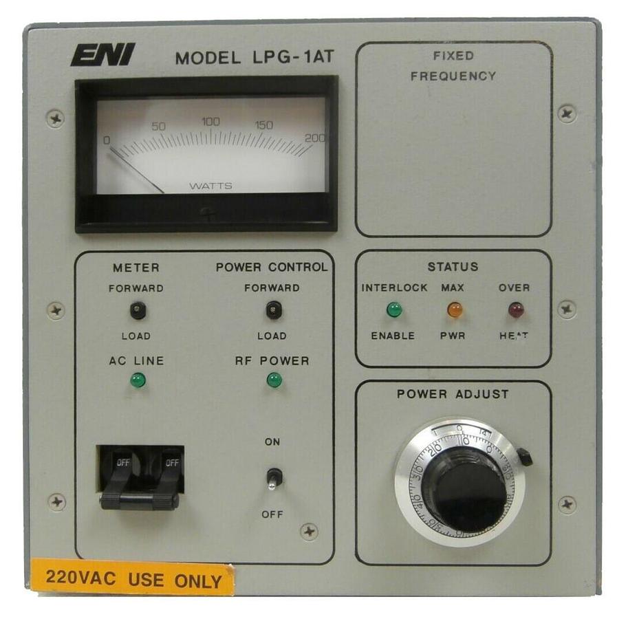 Used LPG-1AT ENI LPG-1ATM3 RF Generator 100W @ 450KHz Tested Working Surplus