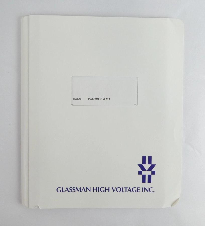 Glassman PS/LH040N100K48 High Voltage 4.0kW Power Supply LH Series New Surplus