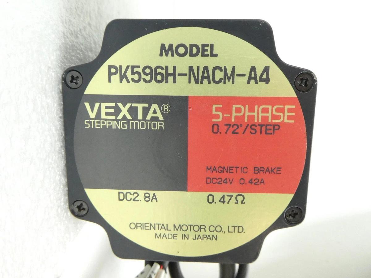 Used Oriental Motor PK596H-NACM-A4 PK5913H-NAC-A3 Stepping Motor VEXTA Lot 7 Working